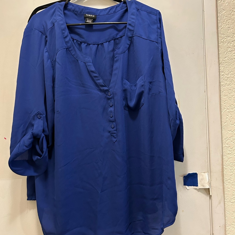 Torrid Women's Royal Blue Blouse